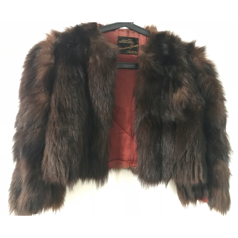 Real Fur Vintage Bolero/Coat